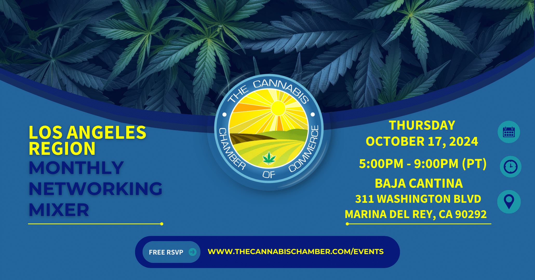 October Cannabis Chamber of Commerce Networking Mixer at Baja Cantina